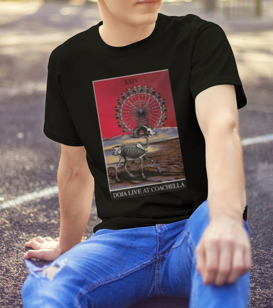 XXIV Doja Live At Coachella Tarot Card T-Shirt