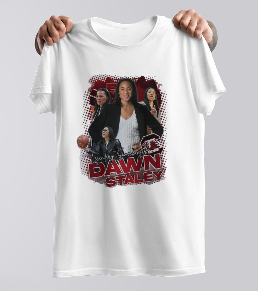 Legendary Gamechanger Dawn Staley Carolina Gamecocks Women Basketball NCAA T-Shirt