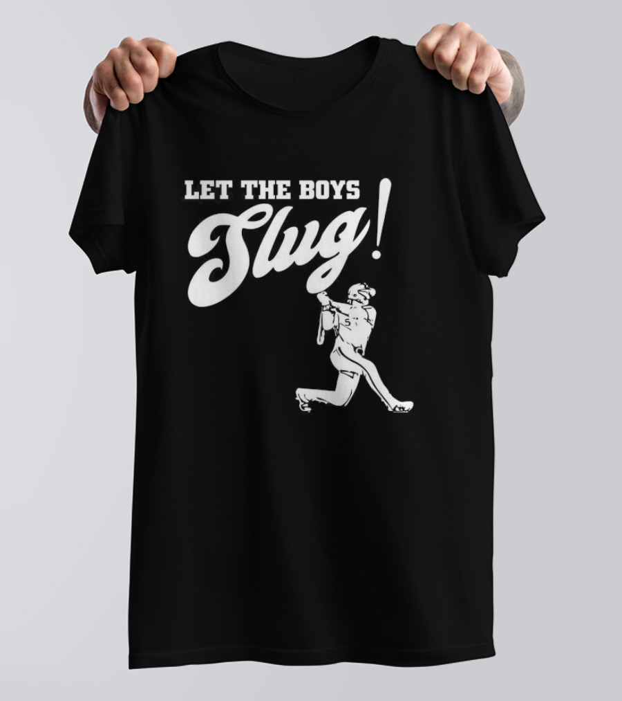 Let The Boys Slug Vintage Baseball Philly Spirit T-Shirt