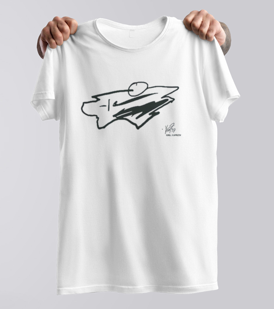 Mnwild Kirill Kaprizov Signature T-Shirt