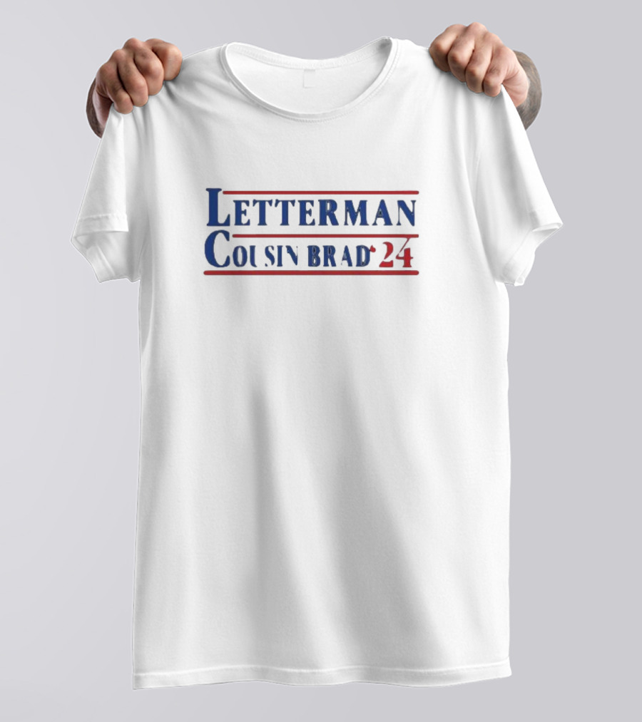 Three Year Letterman Cousin Brad ’24 Blue T-Shirt