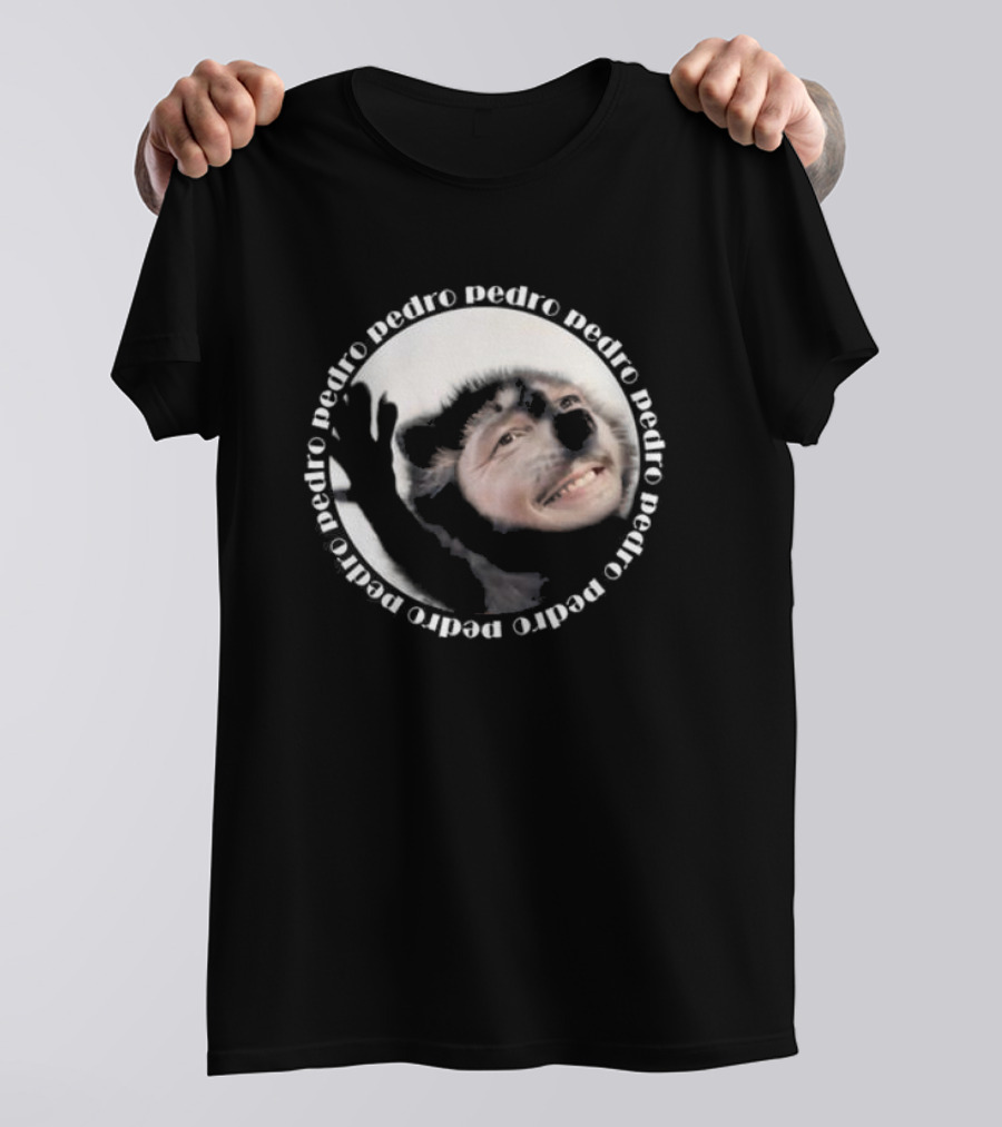 Pedro Raccoon The Irony Closet Iconic Circle T-Shirt