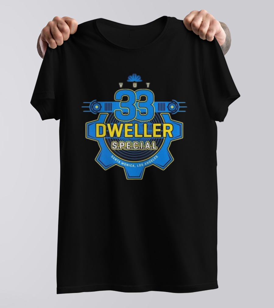 Vault 33 Dweller S.P.E.C.I.A.L. Santa Monica Los Angeles Fallout TV T-Shirt