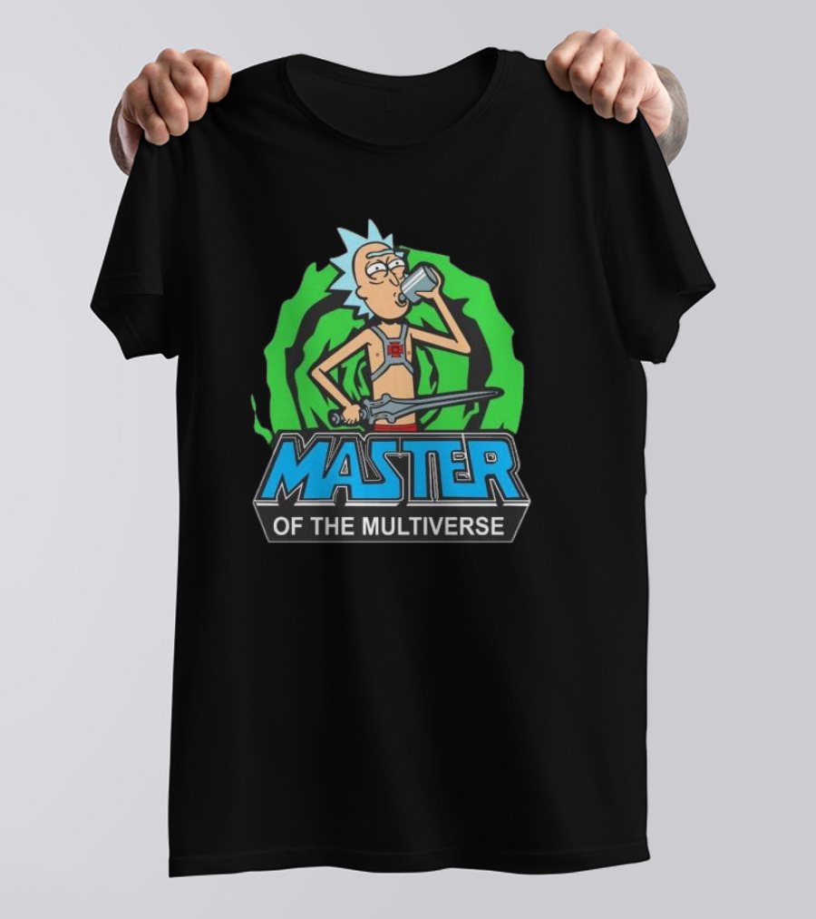 Rick And Morty Master Of The Multiverse Drinking Sword Portal Adventure T-Shirt