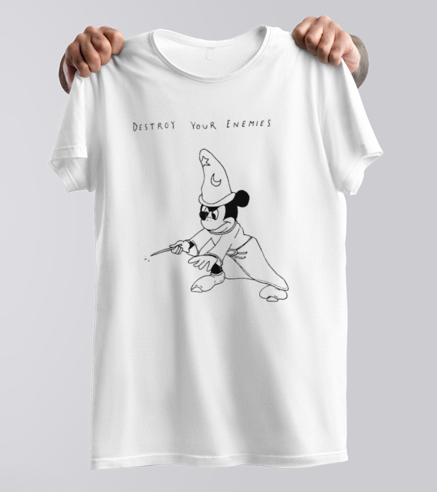 Sorcerer Mickey Destroy Your Enemies T-Shirt