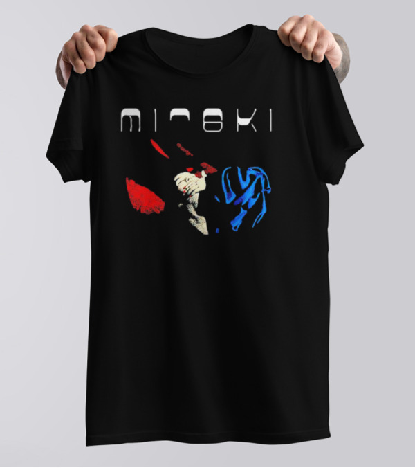 Mitski Working For The Knife Abstract Red And Blue T-Shirt