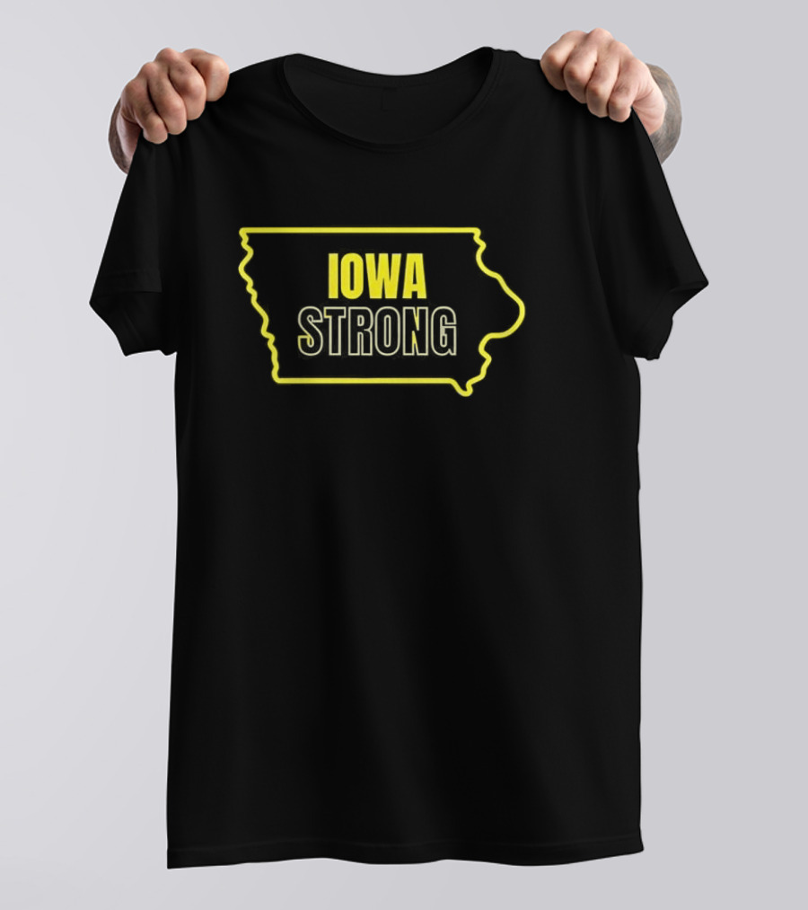 Will Compton Iowa Strong State Outline T-Shirt