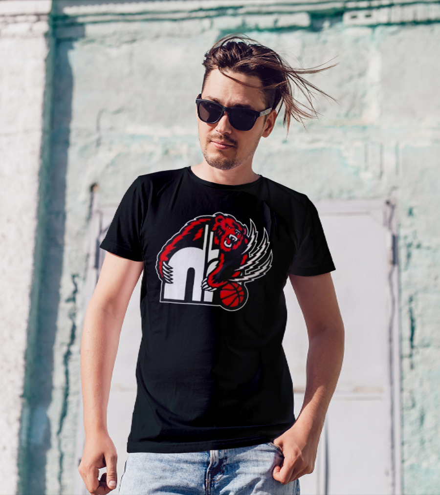 Konchjitty55 Hustle Bear Claw Basketball T-Shirt