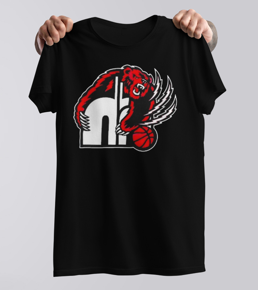 Konchjitty55 Hustle Bear Claw Basketball T-Shirt