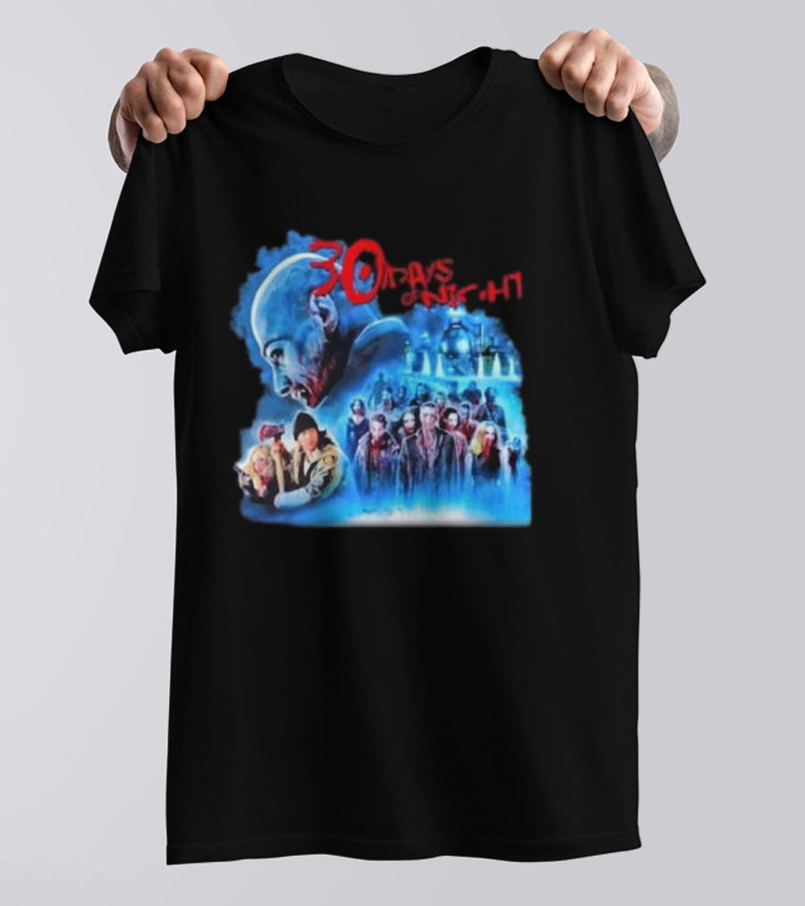 30 Days Of Night Fight Zombies Vampire Movie Scene T-Shirt