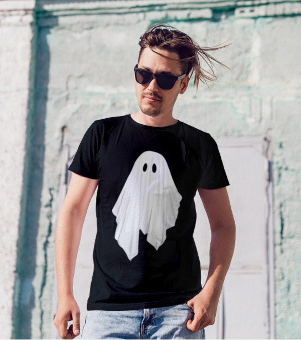Adam Berry Glow-In-The-Dark Ghost White Sheet Specter T-Shirt