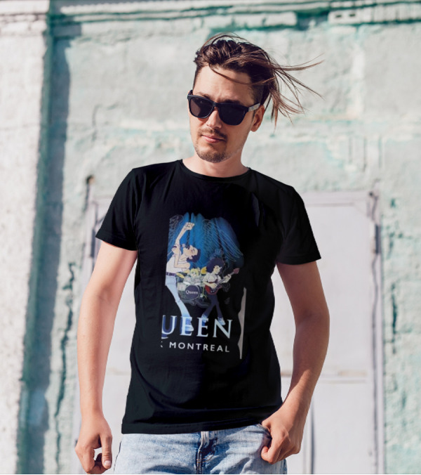 Queen Rock Montreal Animated Concert Scene T-Shirt