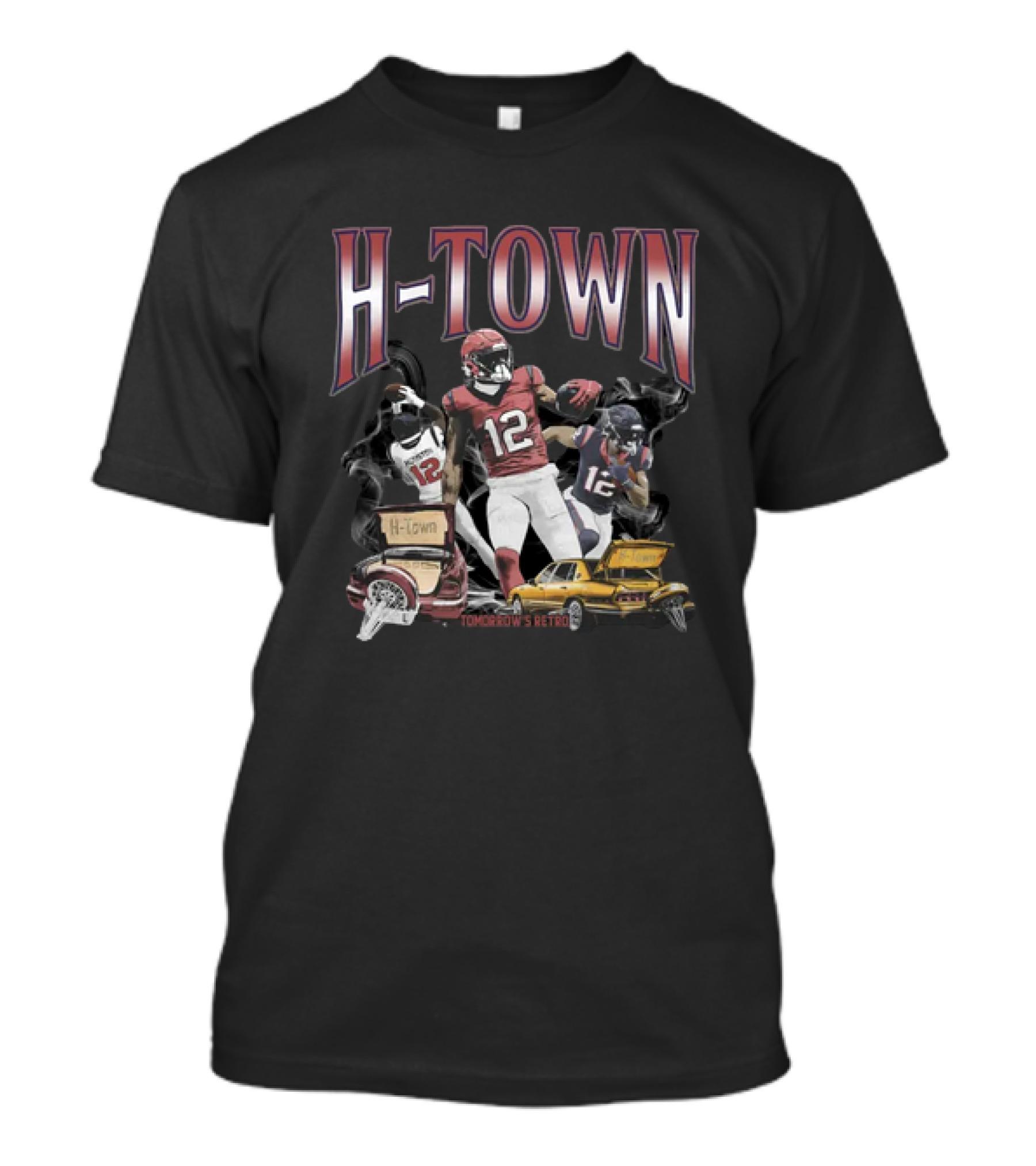 H-Town Tomorrow's Retro Houston Texans Nico Collins T-Shirt