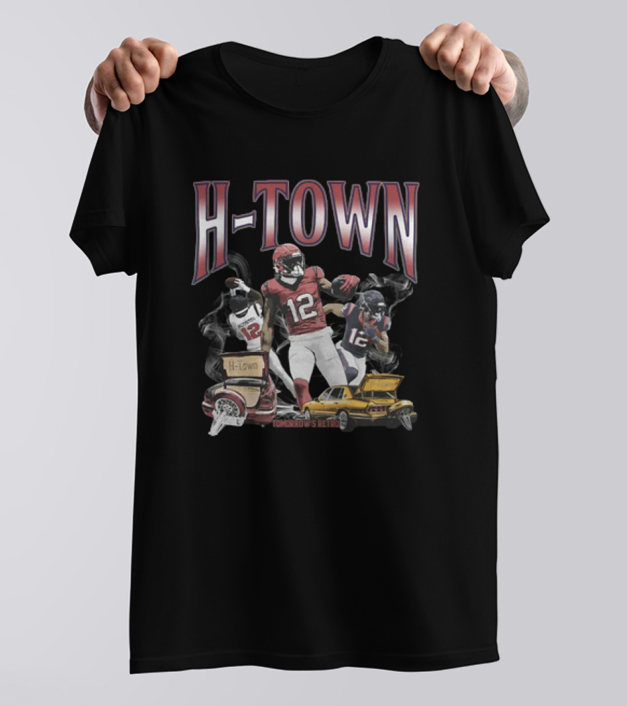 H-Town Tomorrow's Retro Houston Texans Nico Collins T-Shirt