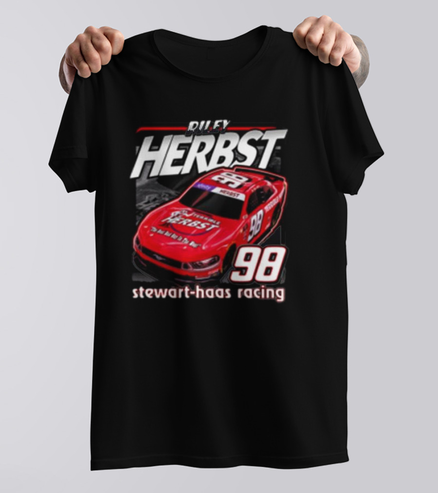 Riley Herbst 98 Stewart-Haas Racing Terrible Herbst Car T-Shirt