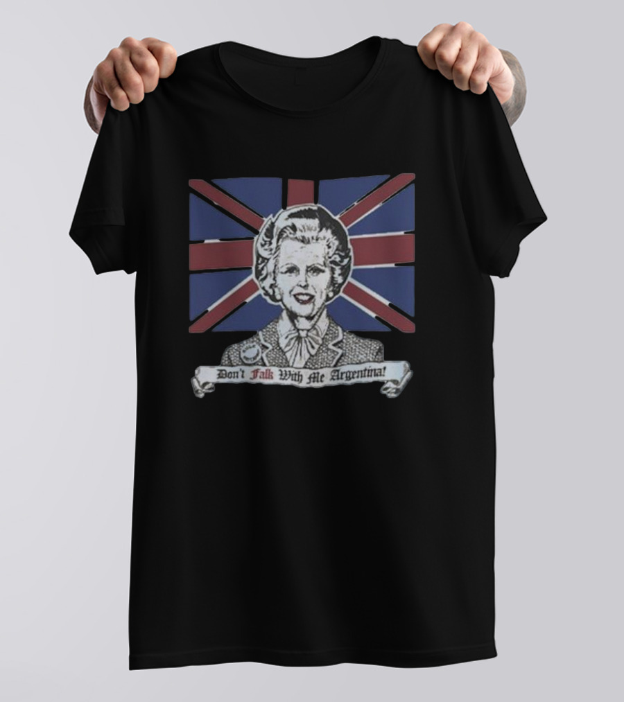 Don't Falk With Me Argentina Union Jack T-Shirt