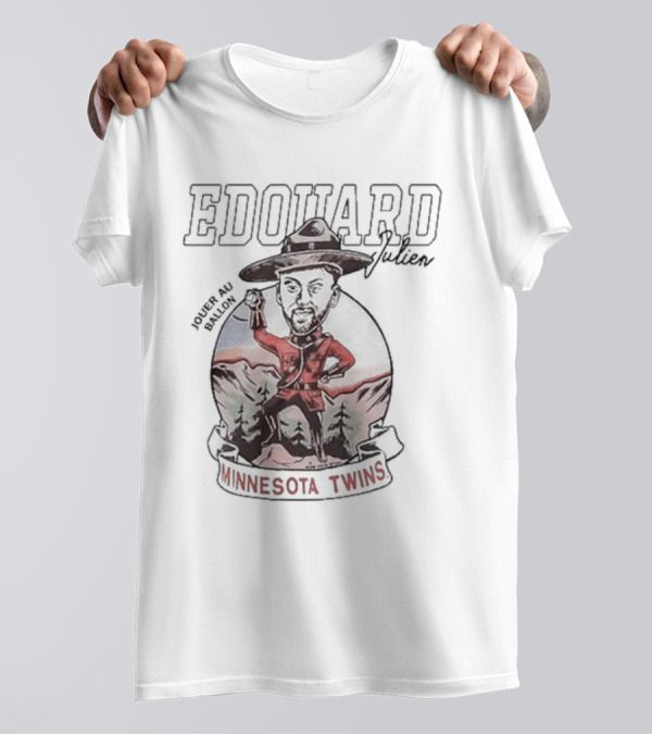Edouard Julien Jouer Au Ballon Minnesota Twins T-Shirt