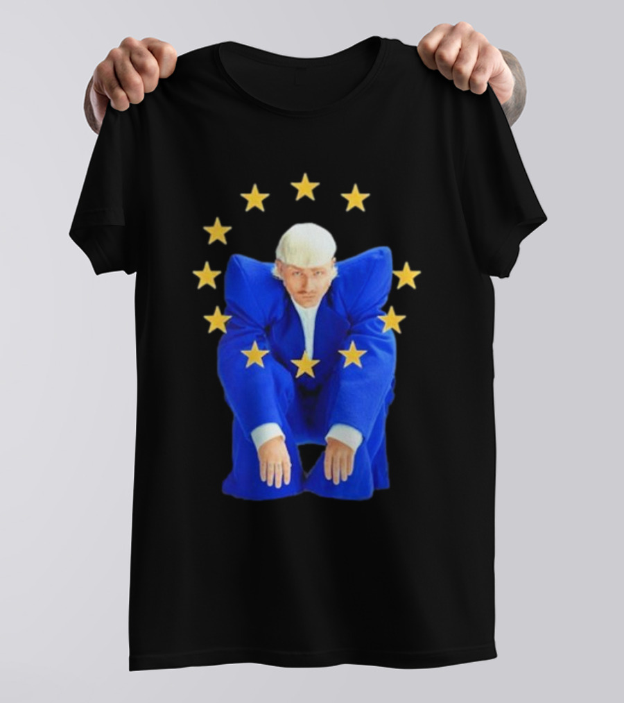 Justice For Joost Klein Blue Suit Stars European Unity T-Shirt