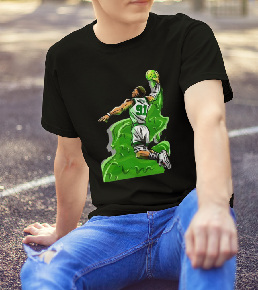 Blake Griffin Boston Celtics Number 91 Dunking Basketball T-Shirt