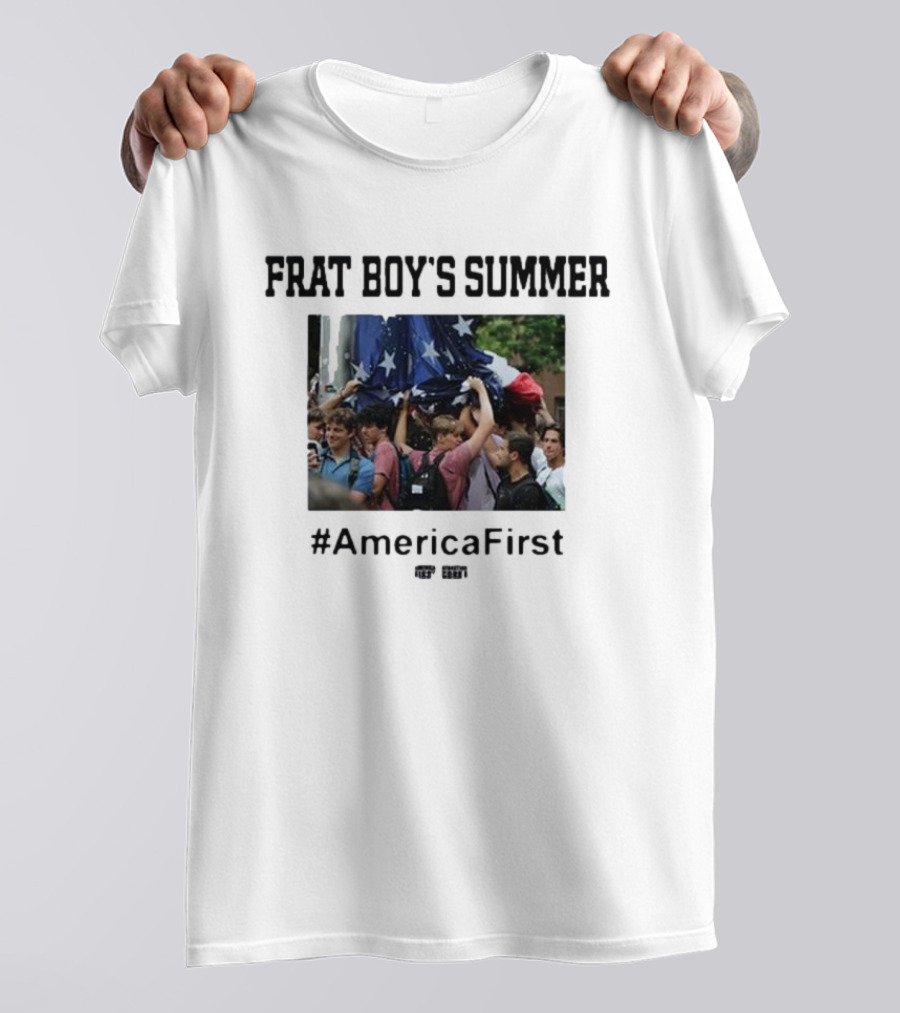 Frat Boy's Summer #AmericaFirst Rally Gathering Patriotic Spirit T-Shirt