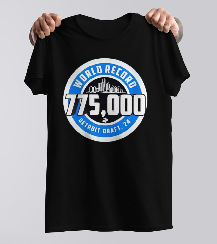 World Record 775000 Detroit Draft 24' T-Shirt
