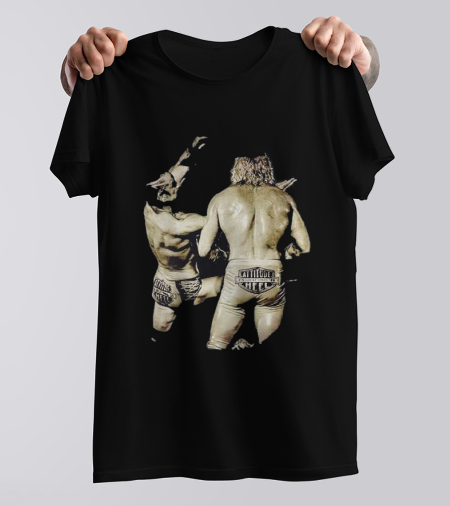 The One Star Brad Attitude Era Picture Perfect Cheek Wrestling Scene T-Shirt