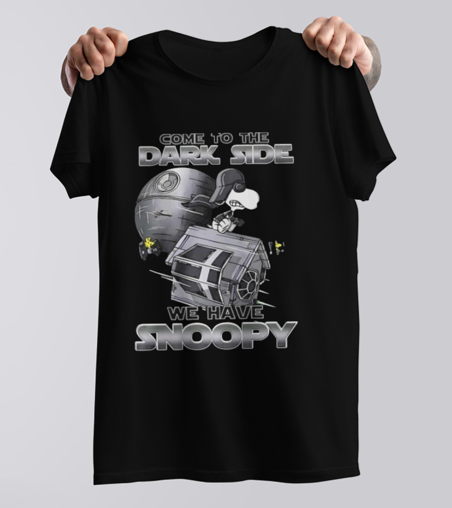 Come To The Dark Side We Have Snoopy Star Wars T-Shirt