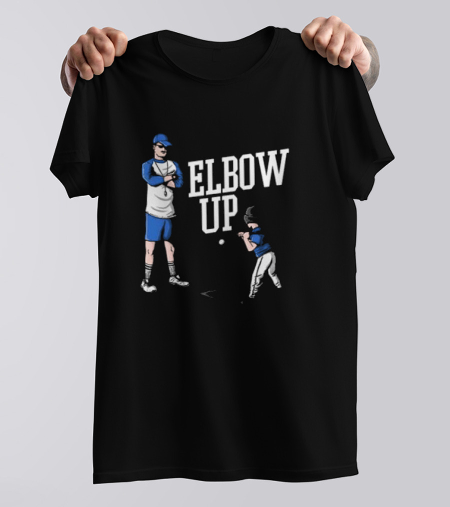 Elbow Up Middleclassfancy Baseball Coach And Young Player T-Shirt