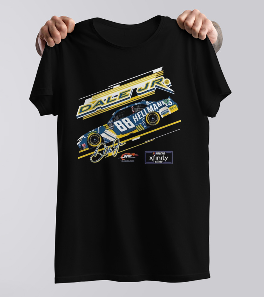 Dale Earnhardt Jr. Hellmann’s No. 88 JR Motorsports NASCAR Xfinity Series Car T-Shirt