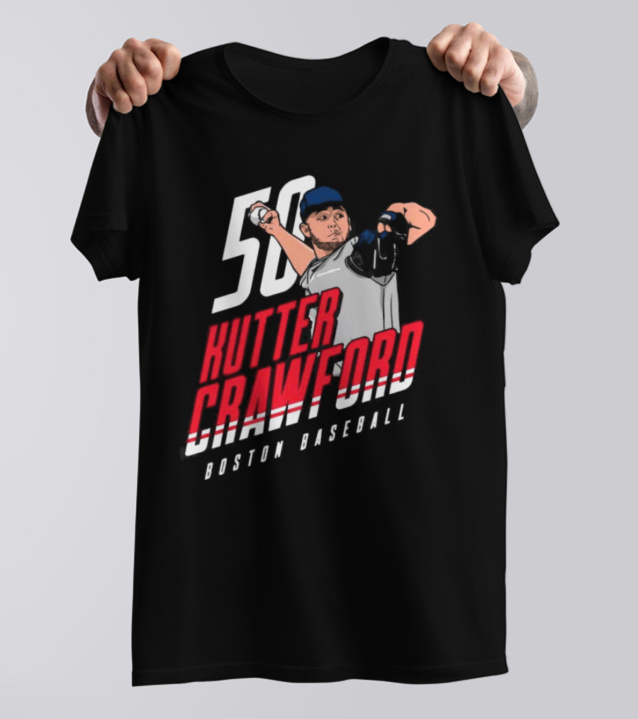 50 Kutter Crawford Boston Baseball T-Shirt