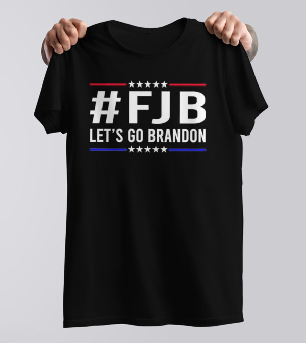 FJB Let’s Go Brandon Stars Red Blue Stripes T-Shirt