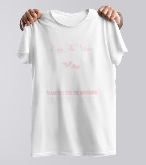 Depeche Mode Enjoy The Silence DM Thank You For The Memories T-Shirt