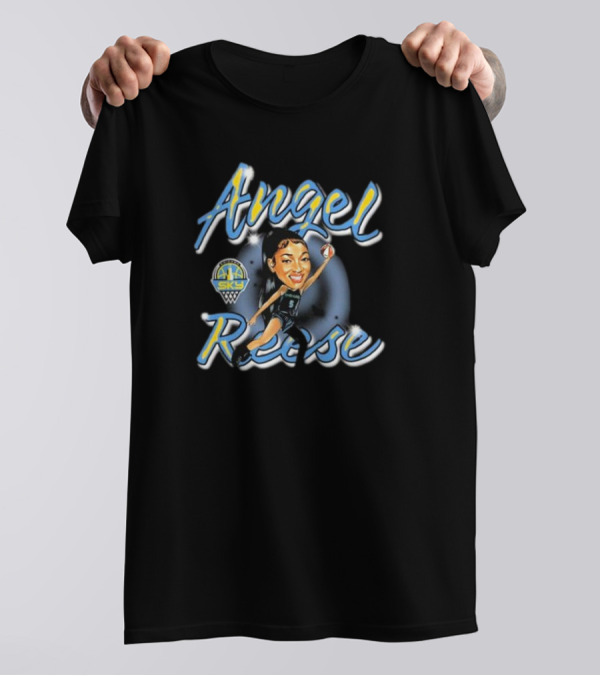Angel Reese Sky Basketball Figurine T-Shirt