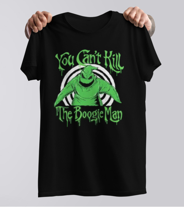 You Can’t Kill The Boogie Man Green Character Circle T-Shirt