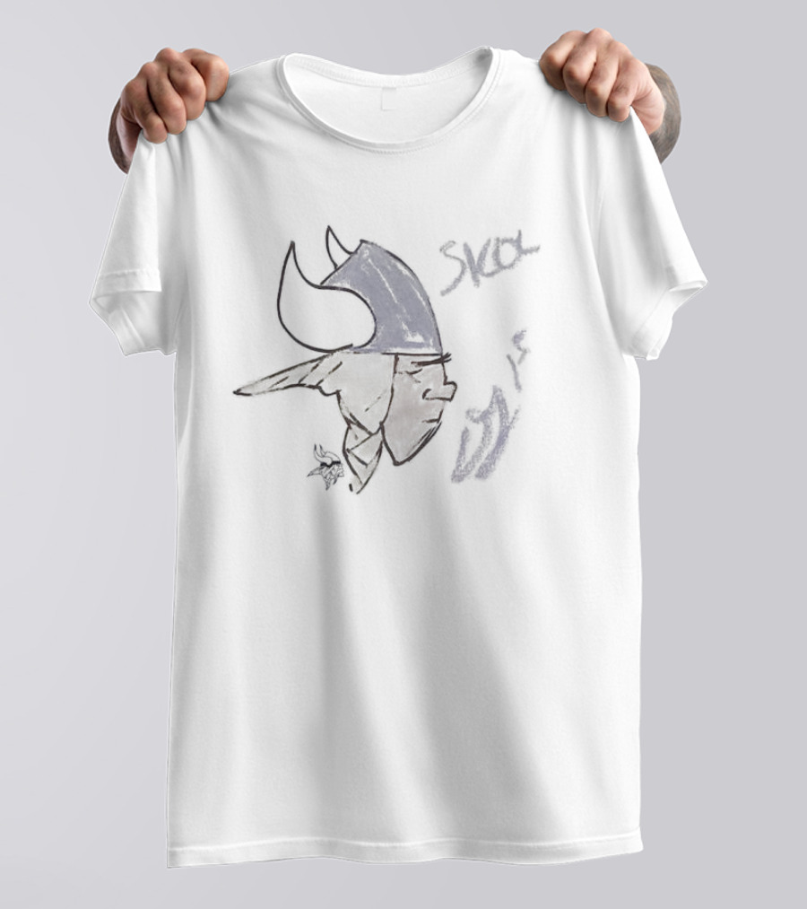 Skol Dallas Turner Ash Minnesota Vikings Rookie Tri-Blend T-Shirt