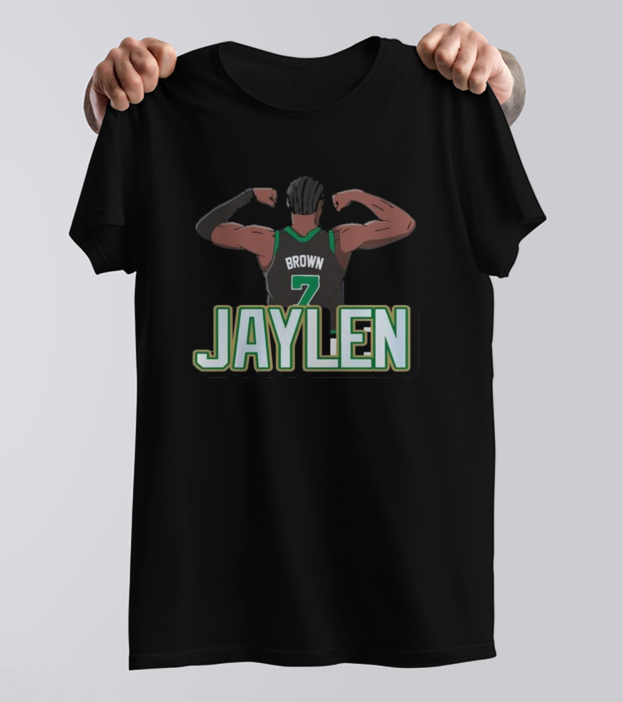 Jaylen Brown Celtics Number 7 Flex NBA T-Shirt