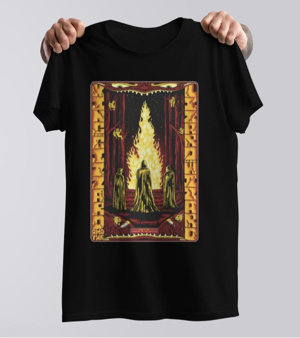King Gizzard And The Lizard Wizard Cloaked Figures Fire May 27 T-Shirt