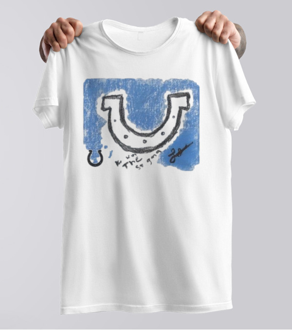 Laiatu Latu Indianapolis Colts Rookie Horseshoe Paint Tri-Blend T-Shirt