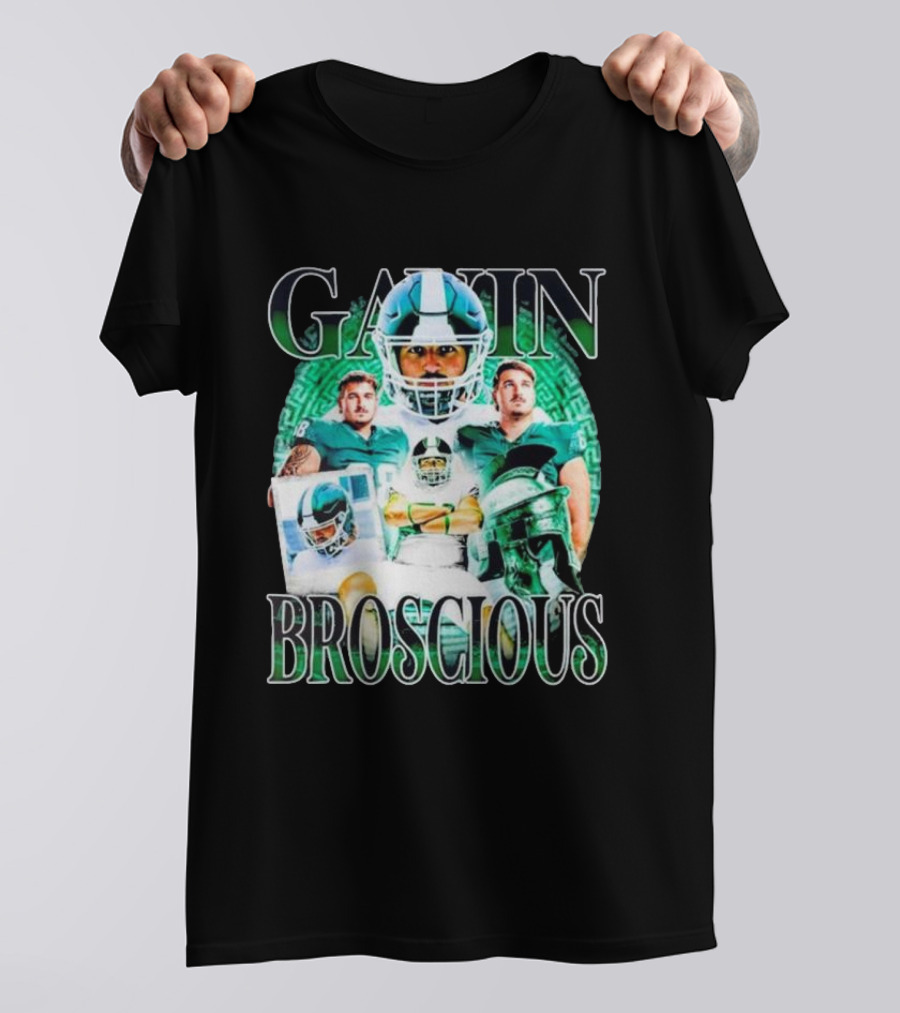 Gain Broscious Football Imagery With Players And Helmet T-Shirt