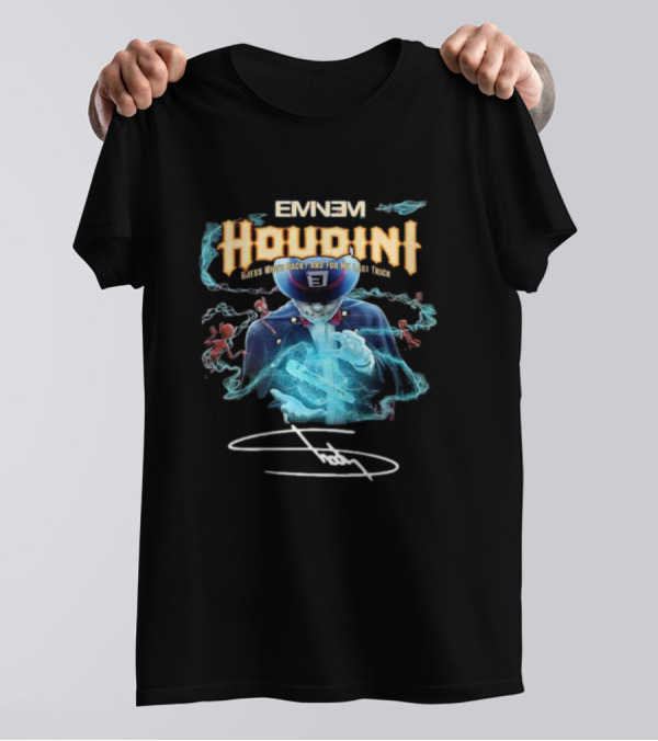 Eminem Houdini Guess Who’s Back And For My Last Trick Signature Magician T-Shirt