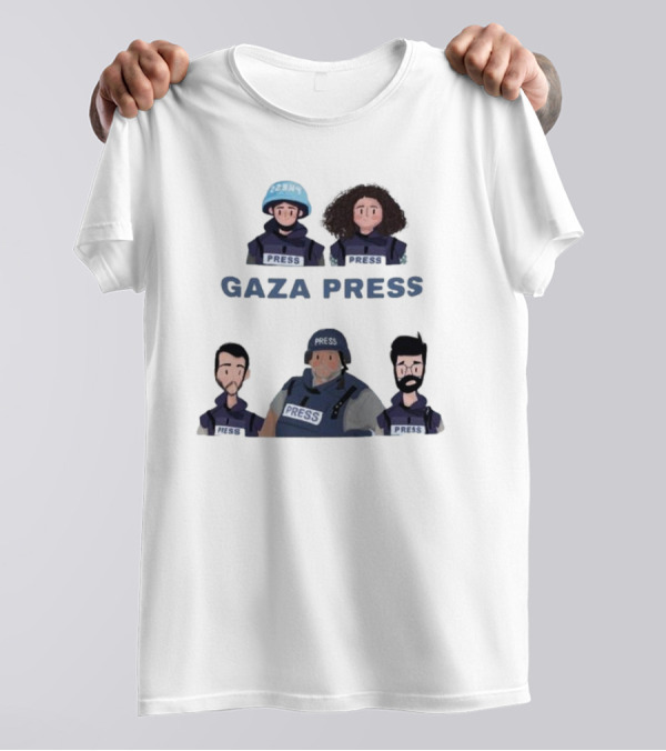 Gaza Press Heroes Team Representation T-Shirt
