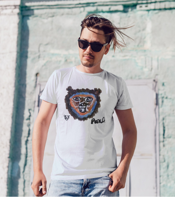 Rome Odunze Chicago Bears Rookie Paint Tri-Blend T-Shirt