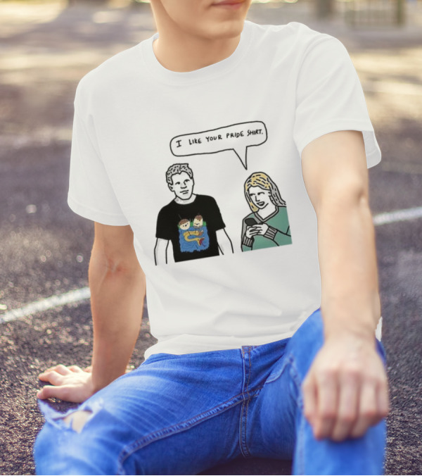 I Like Your Pride Shirt Lion And Monkeys By Water Speak Bubble T-Shirt