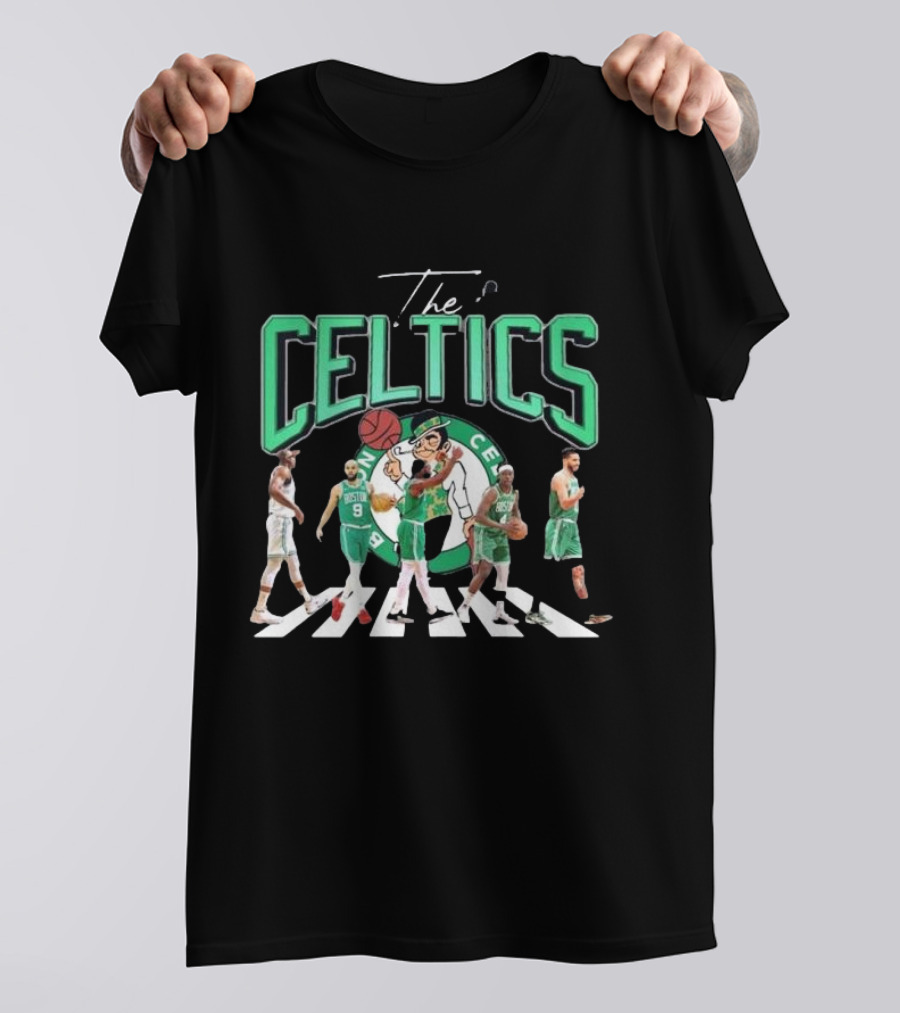 The Celtics Jrue Holiday Jayson Tatum Jaylen Brown Derrick White Al Horford Signatures Team Players T-Shirt
