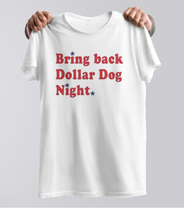 Bring Back Dollar Dog Night Nostalgia With Red Stars T-Shirt