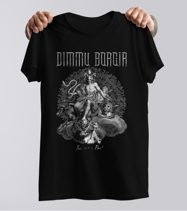 Dimmu Borgir Ins. Profanus Occult Iconography Baphomet Inspired T-Shirt