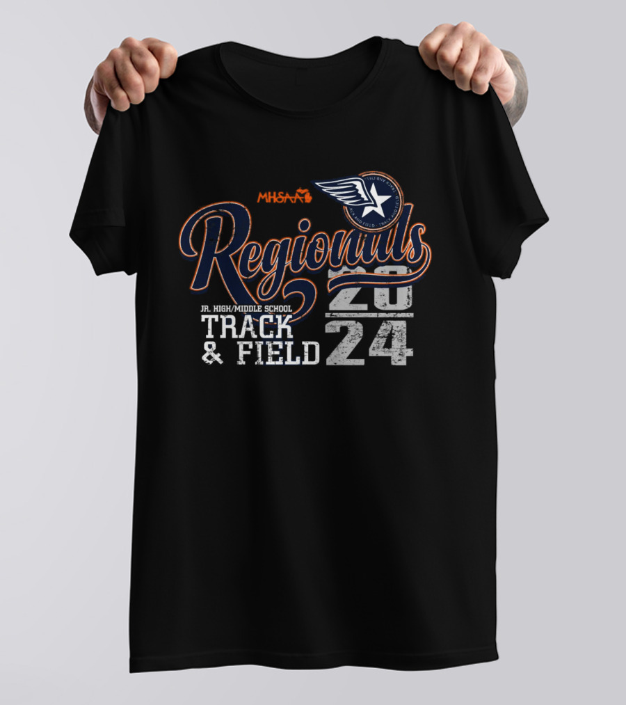 MHSAA Regionals Jr. High/Middle School Track And Field T-Shirt