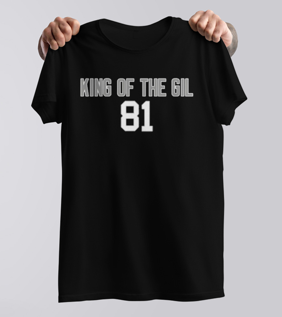 King Of The Gil 81 Football Style Jersey Number T-Shirt