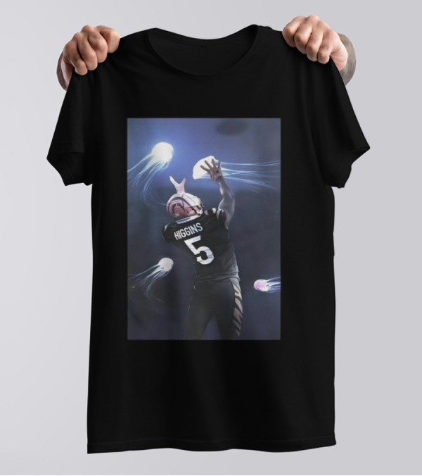 Higgins 5 Football Catching Jellyfish T-Shirt