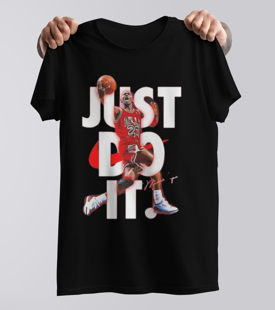 Michael Jordan Just Do It Bulls 23 Signature T-Shirt